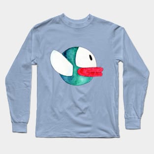 Watercolor FlapX Bird Long Sleeve T-Shirt